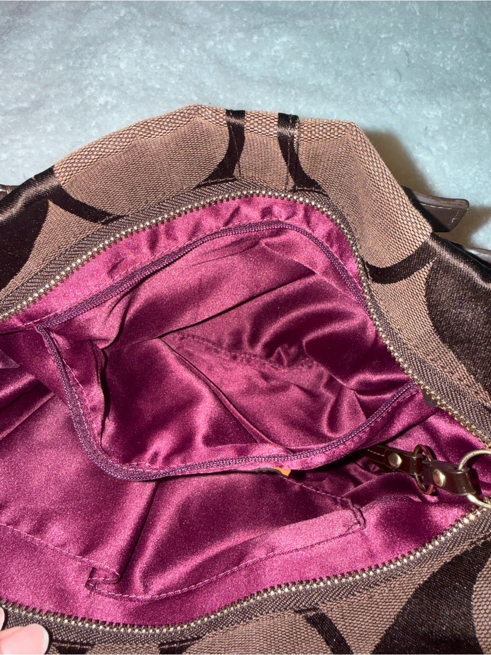 Coach brown Carly hobo bag - Picture 10 of 14